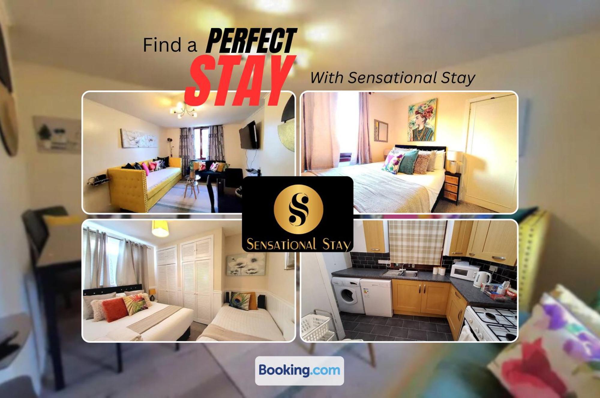 Sensational Stay Short Lets & Serviced Accommodation 2 Bedroom Apartment Aberdeen, Middlefield Place Exterior foto